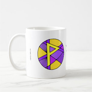 Art Nouveau Wunjo Rune Mug – JOY!