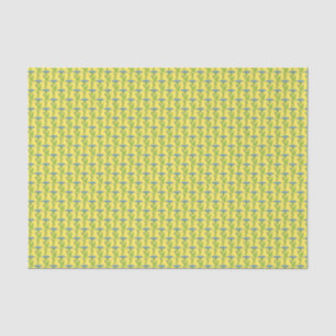 Art Nouveau yellow Ipomoea floral wallpaper damask Tissue Paper