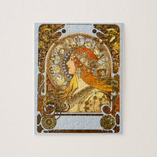 Art Nouveau Zodiac Jigsaw Puzzle