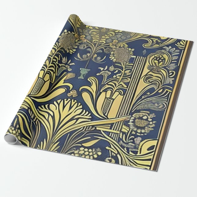 Art Noveau  Wrapping Paper (Unrolled)
