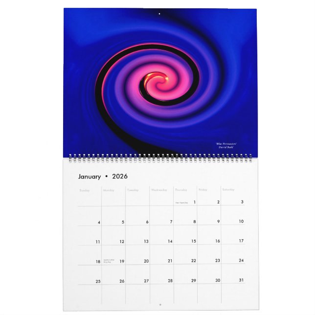 Art Oblique 2012 Calendar (Jan 2026)