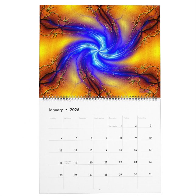 Art Oblique 2015 Calendar (Jan 2026)