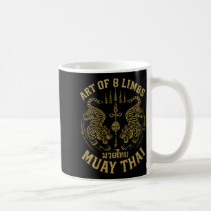 Art of 8 Limbs MMA Tiger Muay Thai Fighter Muay Coffee Mug