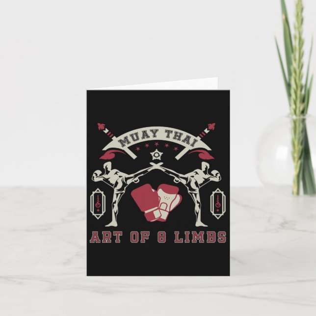 Art Of 8 Limbs Muay Thai  Card (Front)