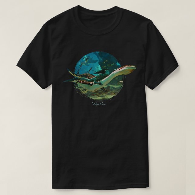 Art Of Avatar Collection Riding Through The Reef T-Shirt (Design Front)