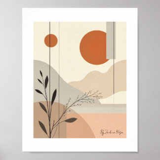 Art of Balance – Geometric Abstract Poster
