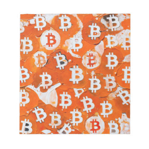 Art of Bitcoin (#1) oil painting Notepad