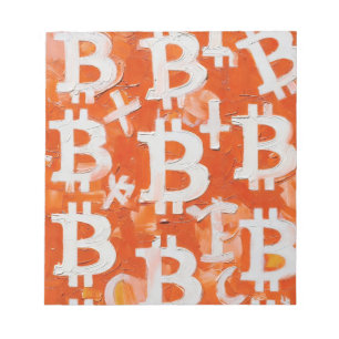 Art of Bitcoin (#6) oil painting Notepad