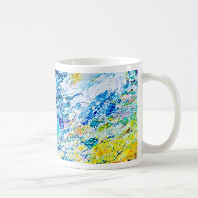 Art of colour palette coffee mug (Right)