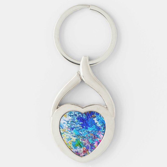 Art of colour palette key ring (Front)