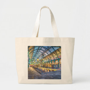 Art Of Covent Garden Large Tote Bag