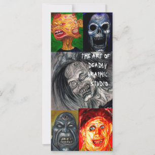 ART OF DEADLY GRAPHIC STUDIO ART CARD