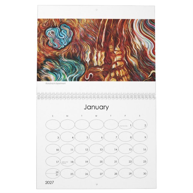 Art of Eric Wayne 2015 Calendar (Jan 2027)