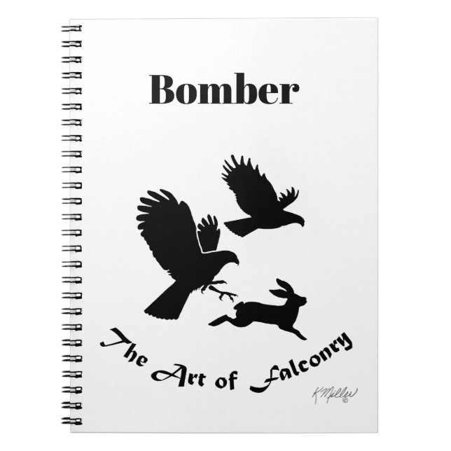 Art of Falconry - Harris Hawks Notebook (Front)