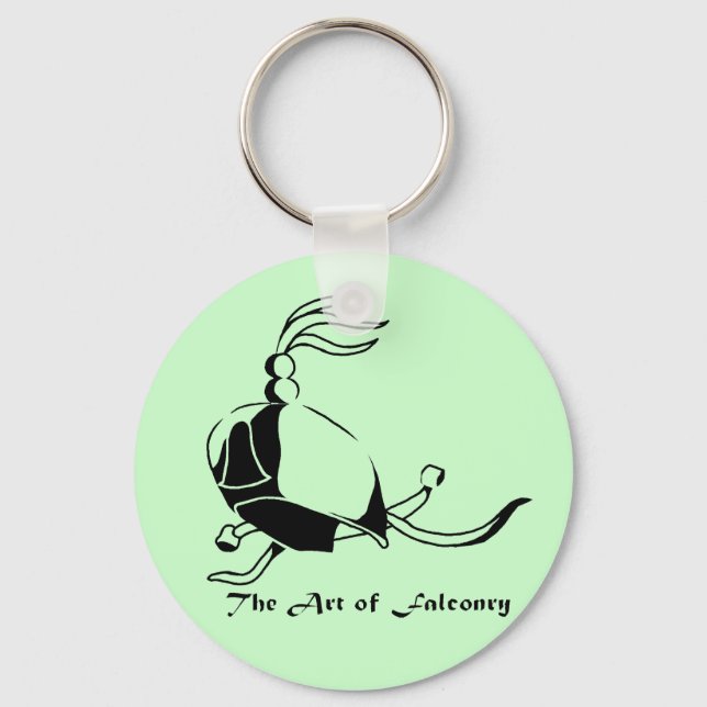 Art of Falconry - Hood Key Ring (Front)
