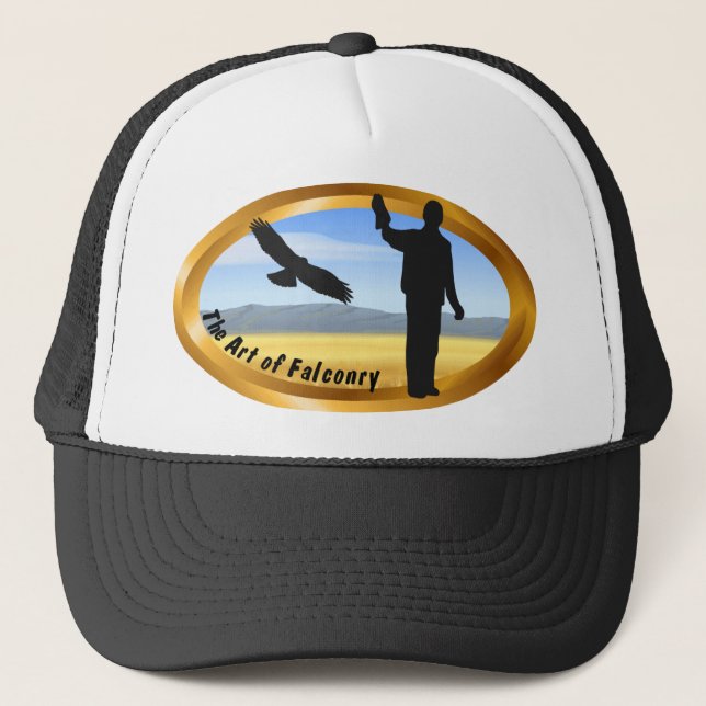 Art of Falconry - Oval Trucker Hat (Front)