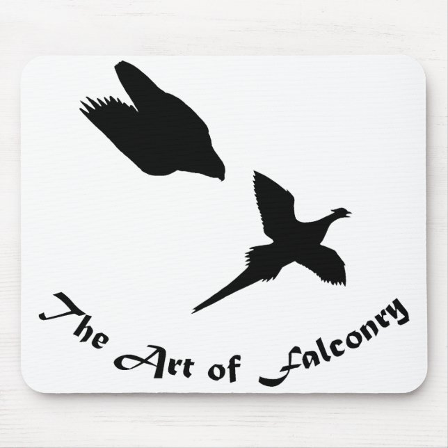 Art of Falconry- Peregrine Falcon Mouse Mat (Front)