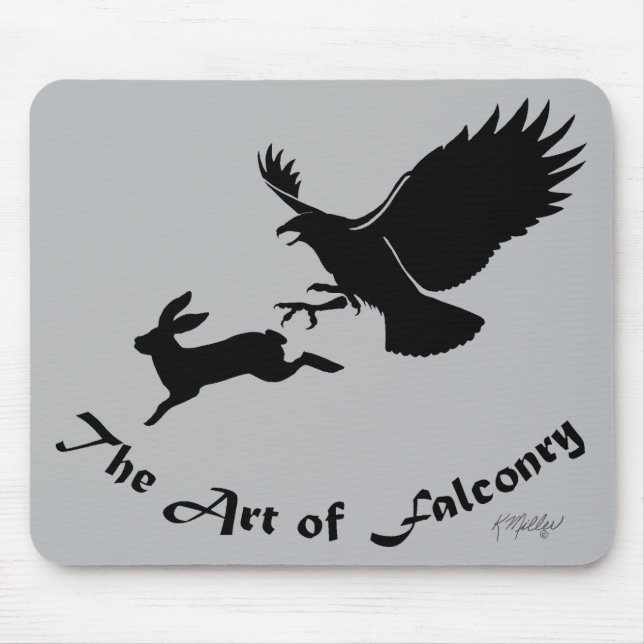 Art of Falconry - Red Tail Hawk Mouse Mat (Front)