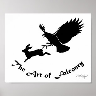 Art of Falconry - Red Tail Hawk Poster