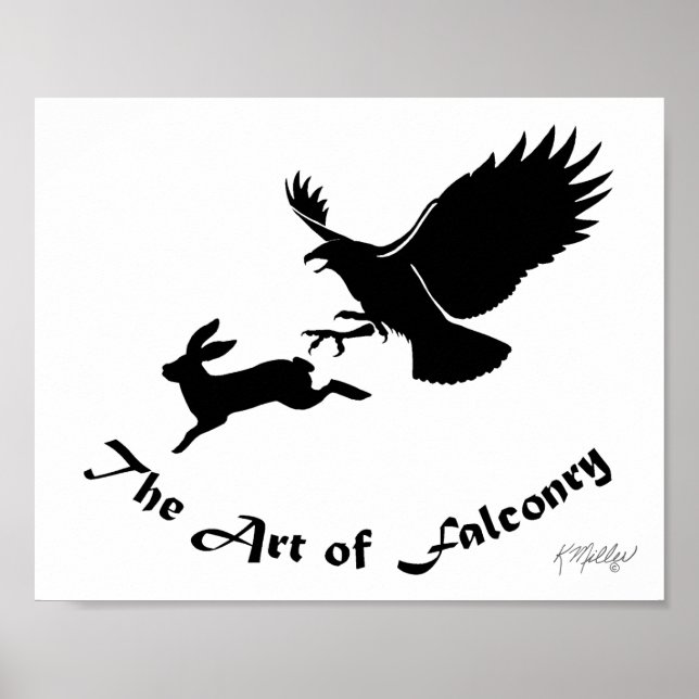 Art of Falconry - Red Tail Hawk Poster (Front)