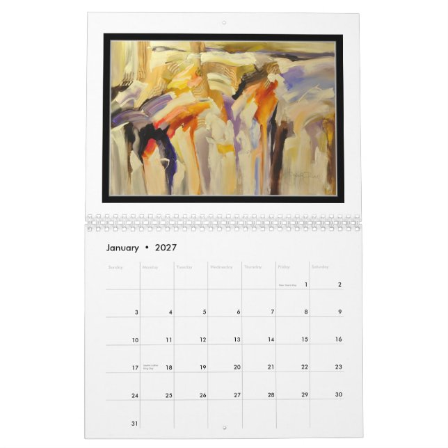 Art of Jacek Jung Calendar (Jan 2027)