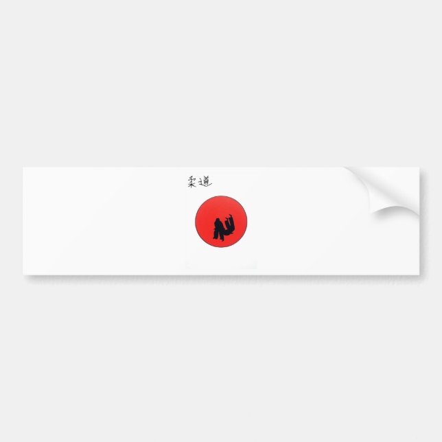 Art Of Judo Print Bumper Sticker (Front)
