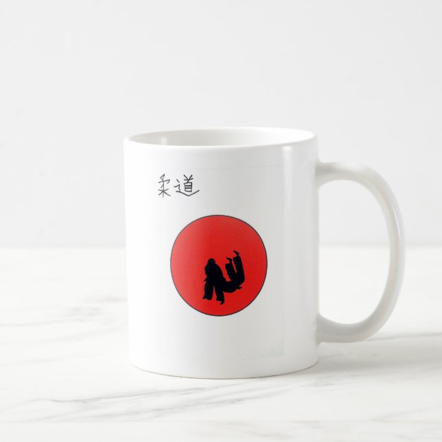Art Of Judo Print Coffee Mug (Right)