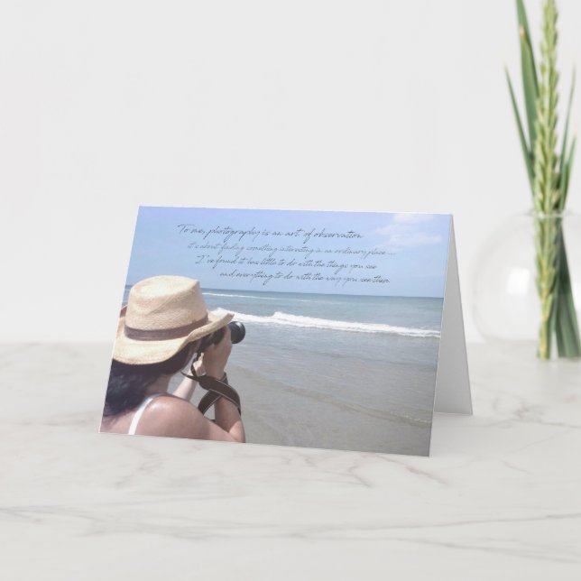 ART OF OBSERVATION Greeting Card (Front)