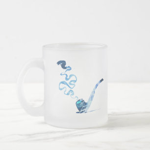 Art of Pipe Smoking 2 Frosted Glass Coffee Mug