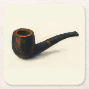 Art of Pipe Square Paper Coaster
