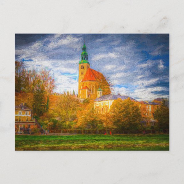 Art Of Salzburg Austria Postcard (Front)