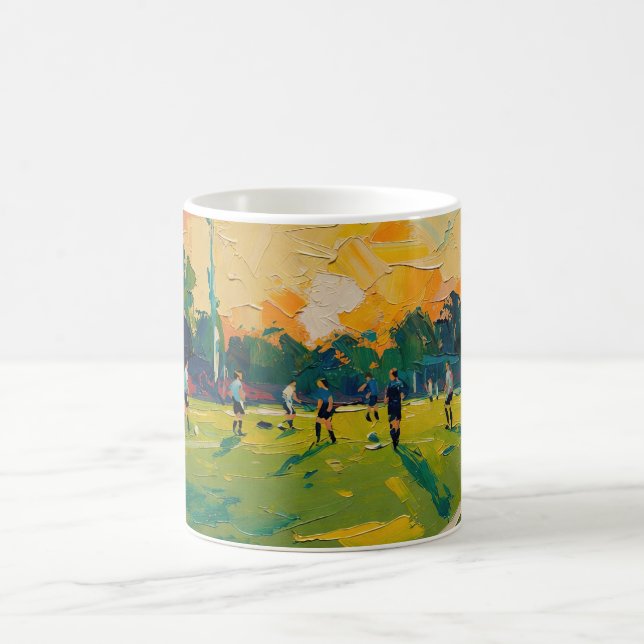 Art of Soccer (#2) Coffee Mug (Center)