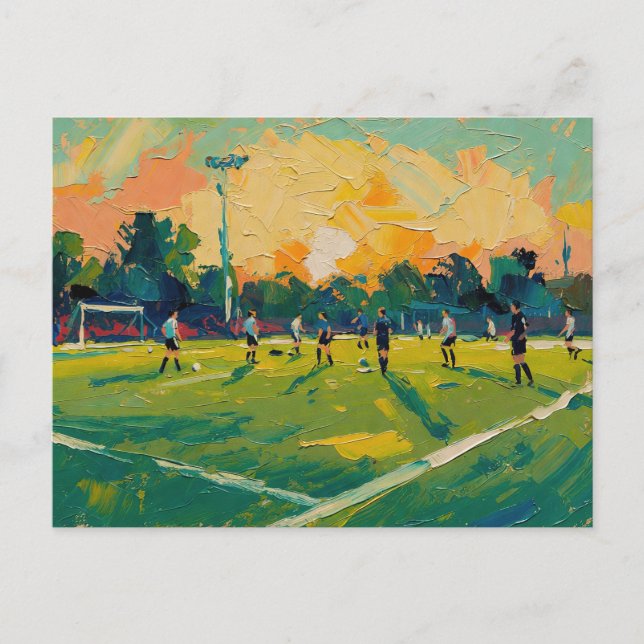 Art of Soccer (#2) Postcard (Front)