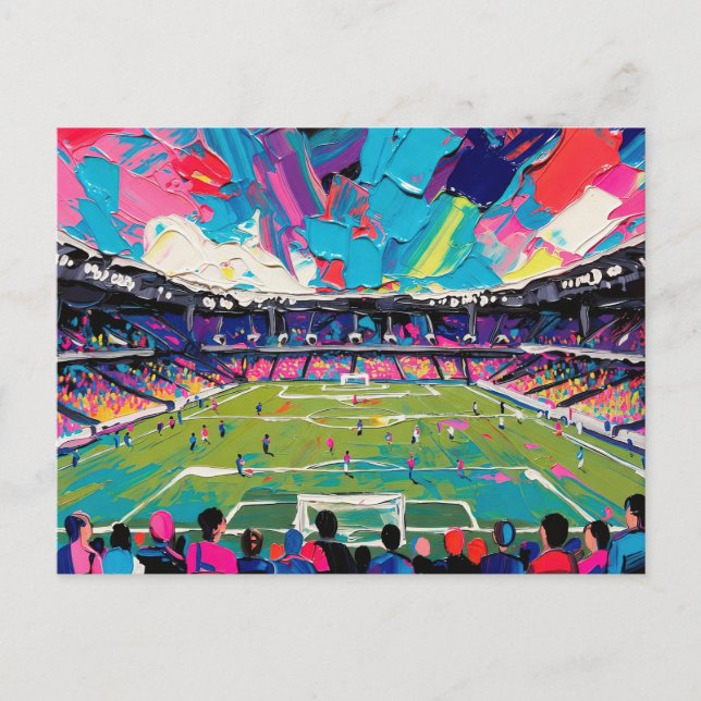 Art of Soccer (#3) Postcard (Front)