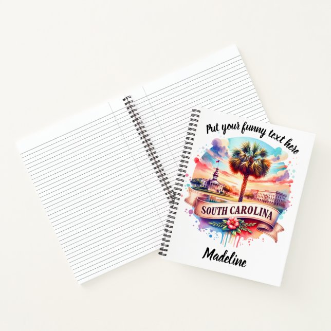 Art of South Carolina's vibrant culture Notebook (Inside)