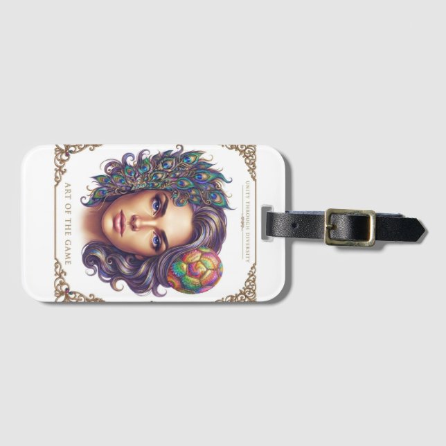 Art of the Game Luggage Tag (Front Horizontal)