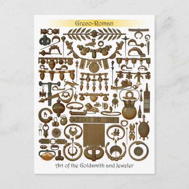 Art of the Goldsmith and Jeweller (Greco-Roman) Postcard (Front)