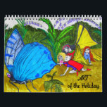 ART OF THE HOLIDAY CALENDAR<br><div class="desc">A fun collection of images created by international artist,  Jo-Ann Newby Hayden,  were used to create this upbeat calendar</div>