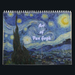 Art of Van Gogh Calendar<br><div class="desc">Art of Van Gogh Calender. Customise and personalise as desired.</div>