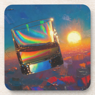 Art of Whiskey: In Space (Painting No. 1) Coaster