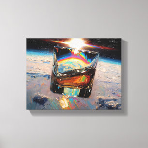 Art of Whiskey: In Space (Painting No. 4) Canvas Print