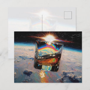 Art of Whiskey: In Space (Painting No. 4) Postcard