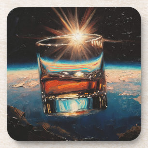 Art of Whiskey: In Space (Painting No. 8) Coaster