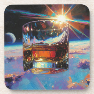 Art of Whiskey: In Space (Painting No. 9) Coaster