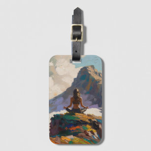 Art of Yoga: Balanced Beauty (Oil Painting No. 4) Luggage Tag