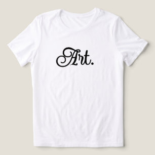 Art – One Word Minimalist Quote Women's Tri-Blend Shirt