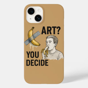 Art or Snack? The Banana Debate Case-Mate iPhone 14 Case