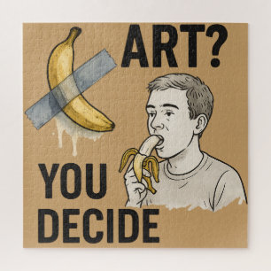 Art or Snack? The Banana Debate Jigsaw Puzzle