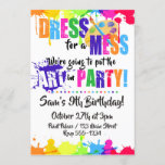 Art / Paint / Craft Birthday Party Invitations<br><div class="desc">Painting Party Invitations,  suitable for any event and any age!</div>