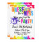 Art / Paint / Craft Birthday Party Invitations